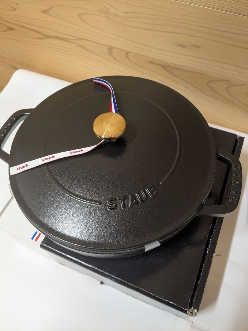 【未使用】ストウブ Staub ブレイザー ソテーパン ブラック 24cm