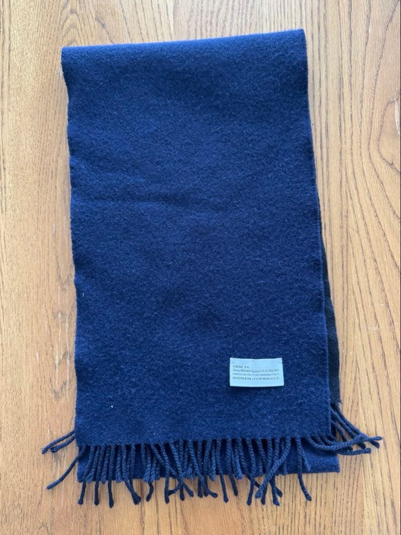 ロエベ　リバーシブル　マフラー