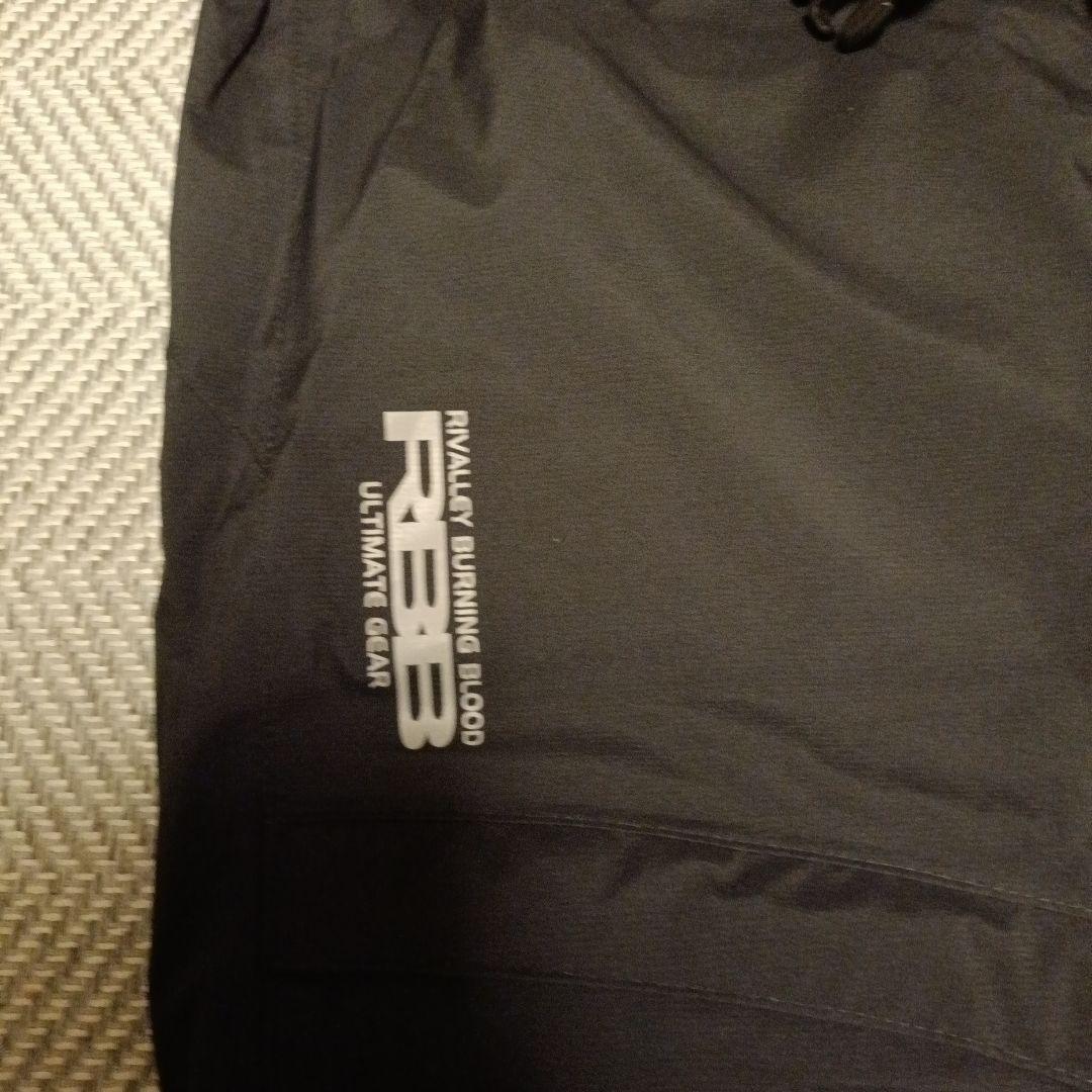 リバレイ レインウェア 7664 RBB タイドゲームサロペット ブラック L