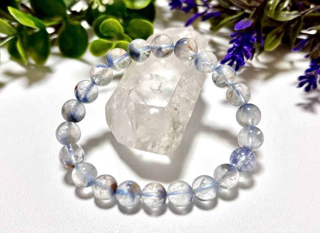 最高品質　蒼き妖精の輝き　幻のデュモルチェライトイングレートネイチャークォーツ