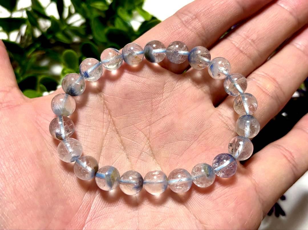 最高品質　蒼き妖精の輝き　幻のデュモルチェライトイングレートネイチャークォーツ