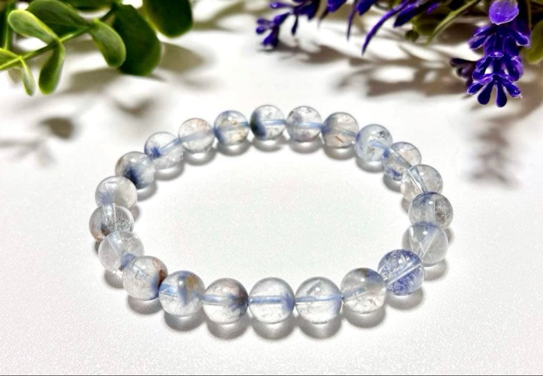 最高品質　蒼き妖精の輝き　幻のデュモルチェライトイングレートネイチャークォーツ