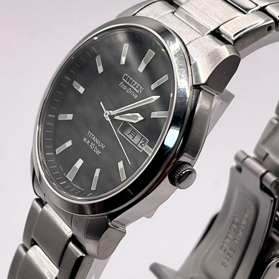 箱付き　CITIZEN ECO-DRIVE E101-S024650 チタン