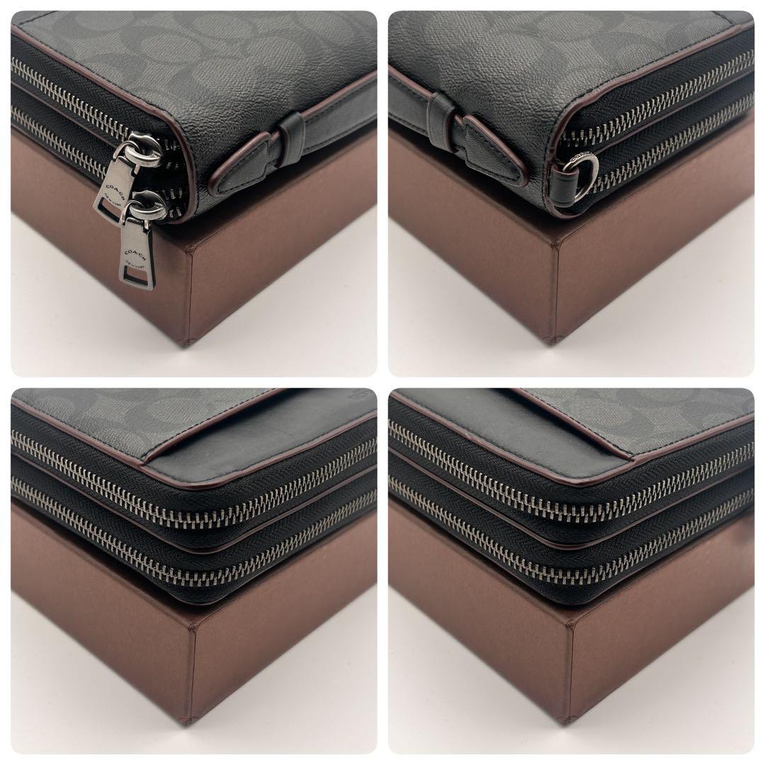 ✨レア美品✨ COACH コーチ オーガナイザー 長財布 レザー 高級 希少性大