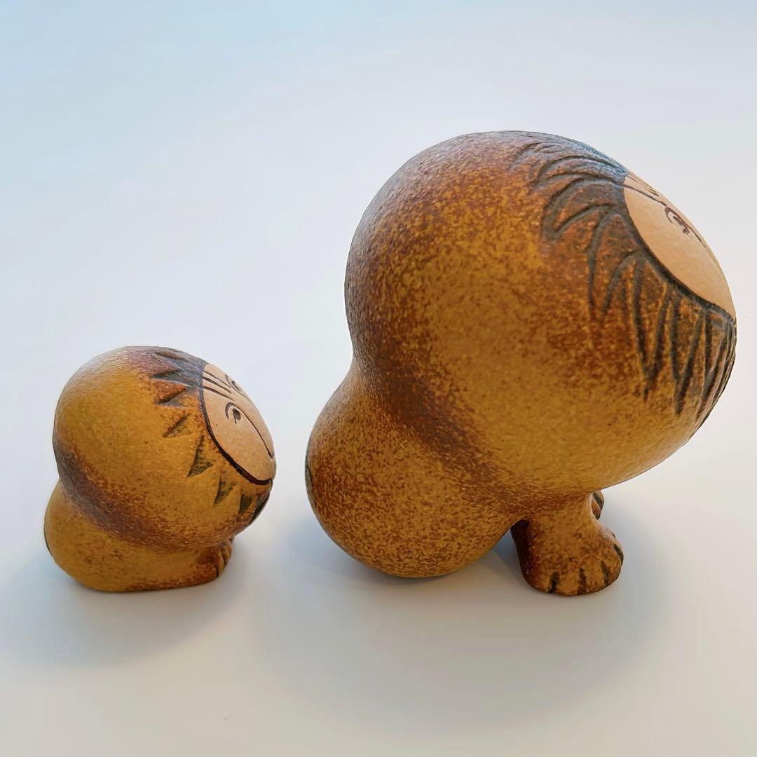 リサラーソン　ライオン　 セミミディアム　ミニ　2点セット
