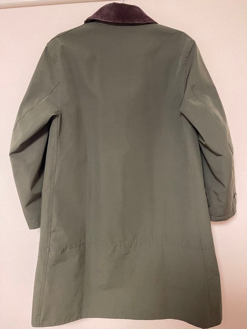 近年未使用級 Barbour シングルブレステッドコート　ロングコート