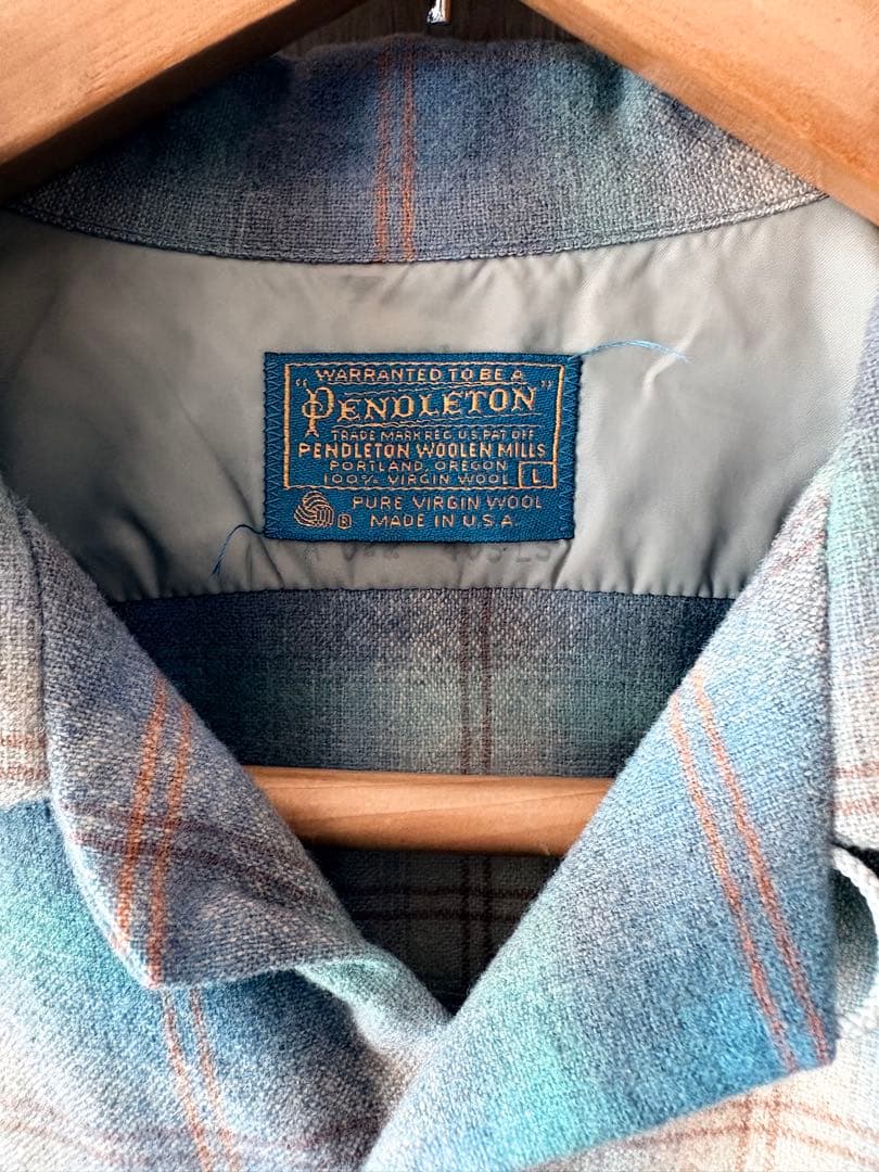 デッド vintage pendleton 70s usa製 オンブレチェック