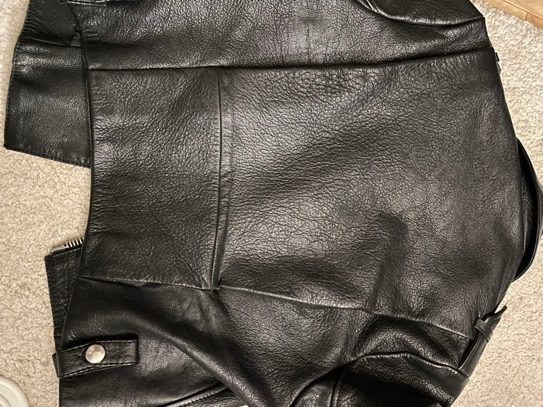 ACNE STUDIOS ブラック ライダースジャケット