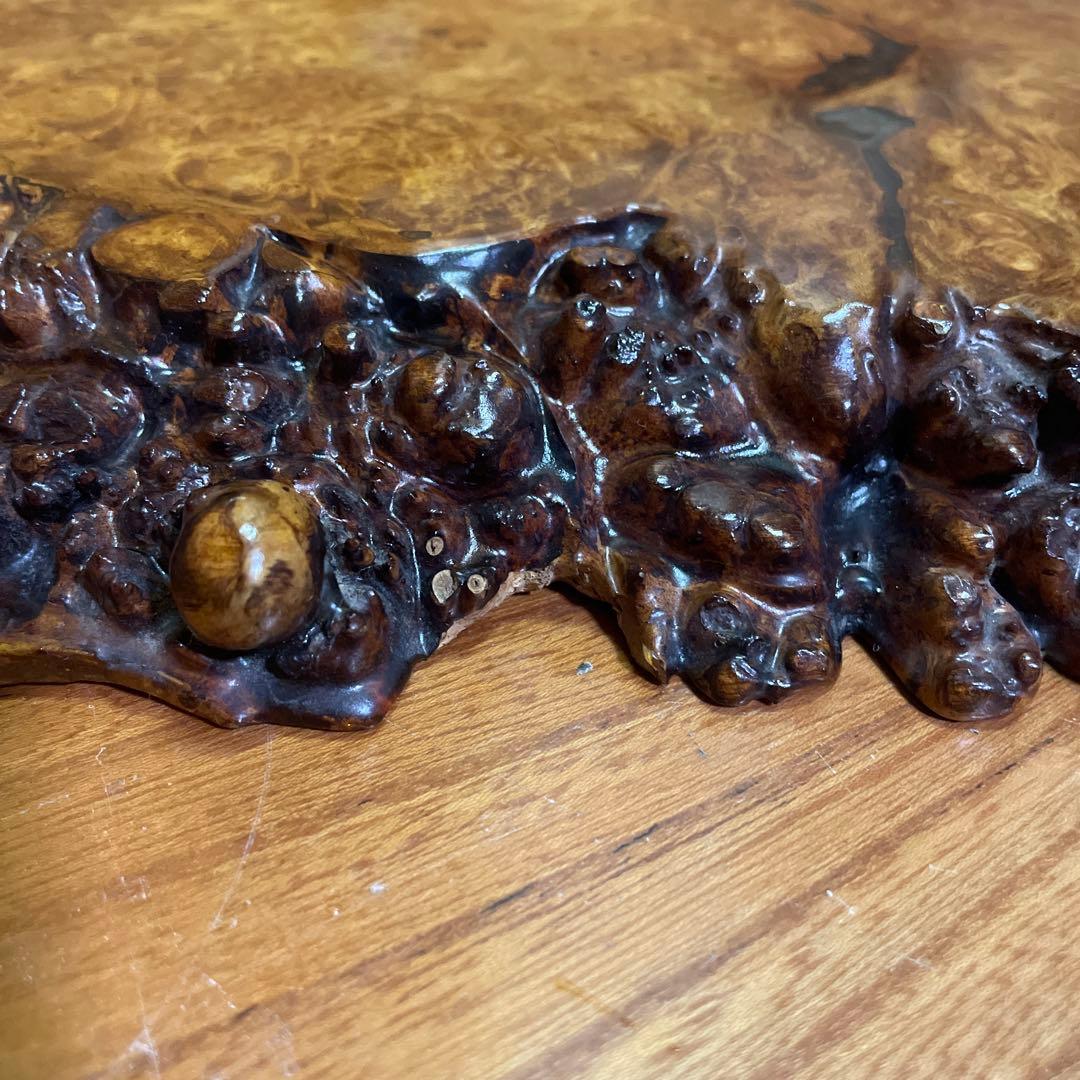 花梨玉杢 葡萄杢 天然木花台 飾り台 盆栽台 時代古木 花梨 玉杢瘤