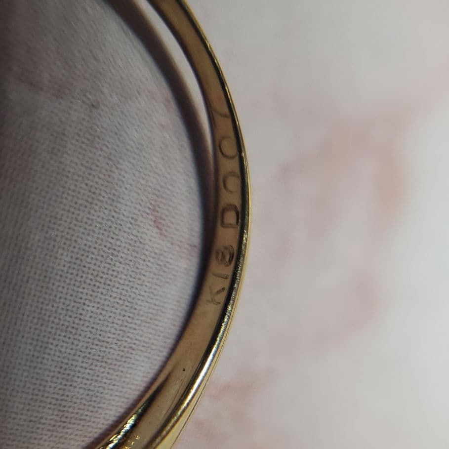 天然ルビー天然ダイヤモンド K18デザイナーリング