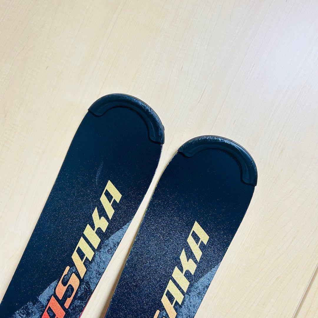 【美品】OGASAKA TC-ST 165cmスキー板 プレート付き