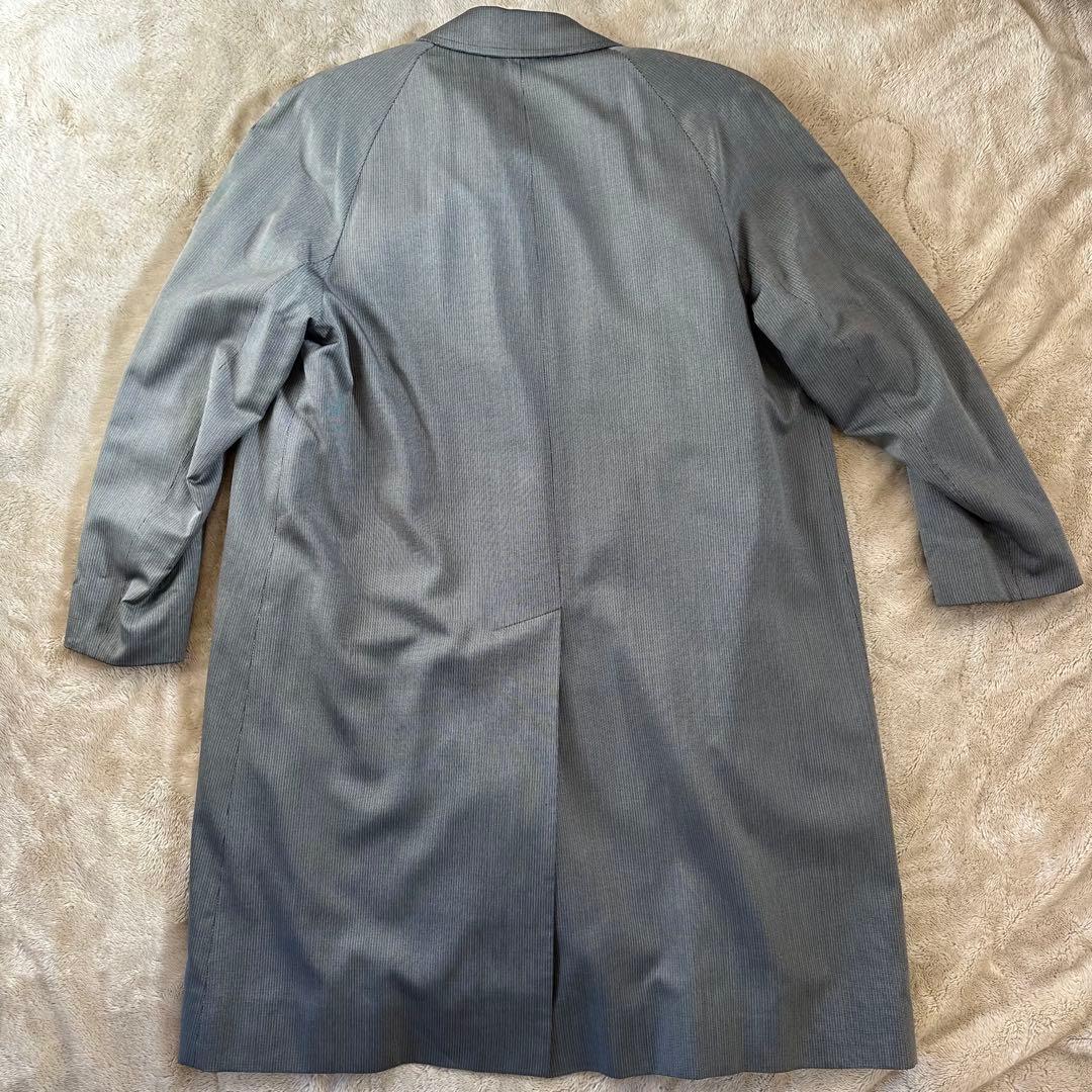 【美品】ライナー付き　LANVIN ステンカラーコート グレー　L カシミヤ混