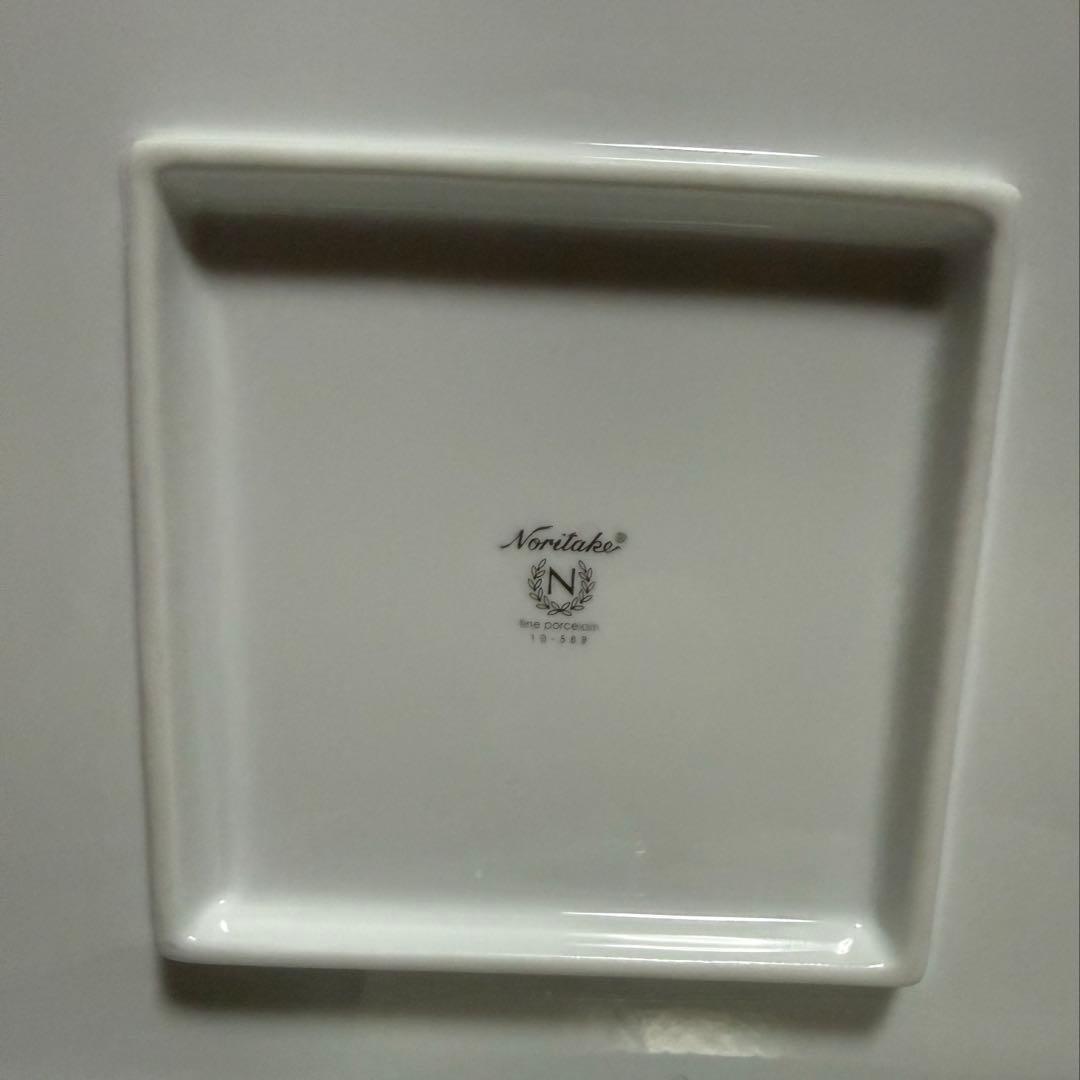Noritake アラカルト 23.5cmスクエアフラットプレート　2枚