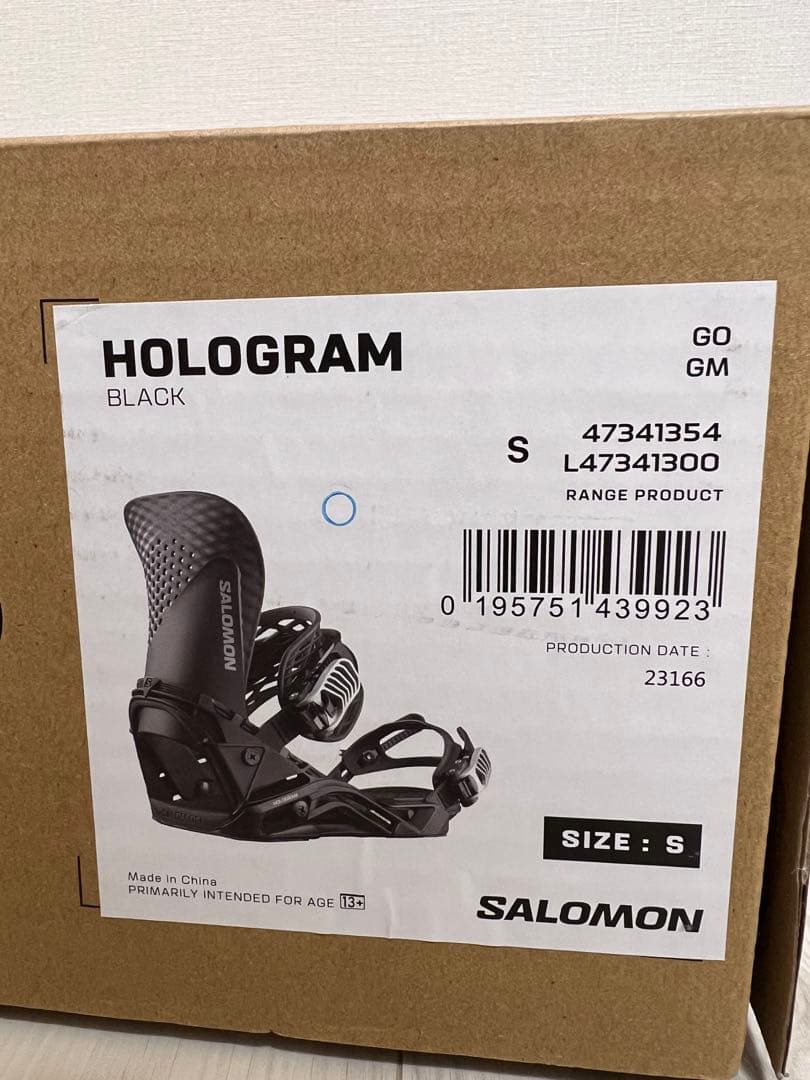 23-24 SALOMON HOLOGRAM ホログラム　BLACK