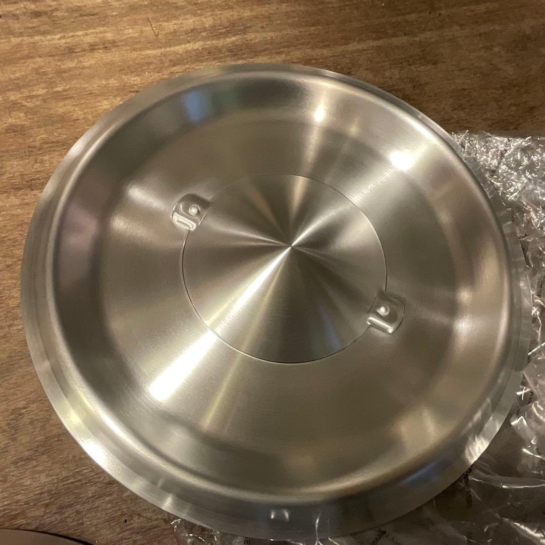 新品未使用！アカオ ＤＯＮ 硬質アルミ半寸胴鍋 33cm プロ仕様 業務用鍋