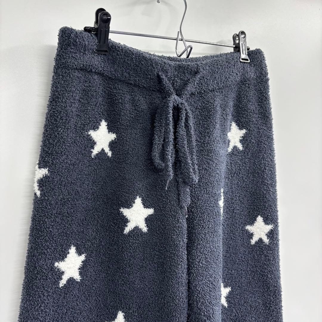 美品ジェラピケパウダースタープルオーバーパンツセットアップFネイビーb5K007