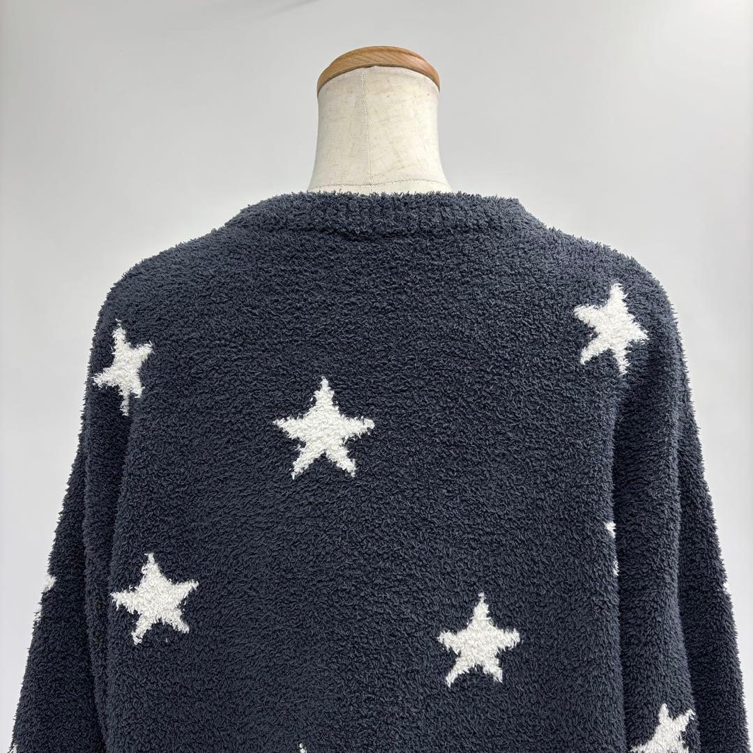 美品ジェラピケパウダースタープルオーバーパンツセットアップFネイビーb5K007