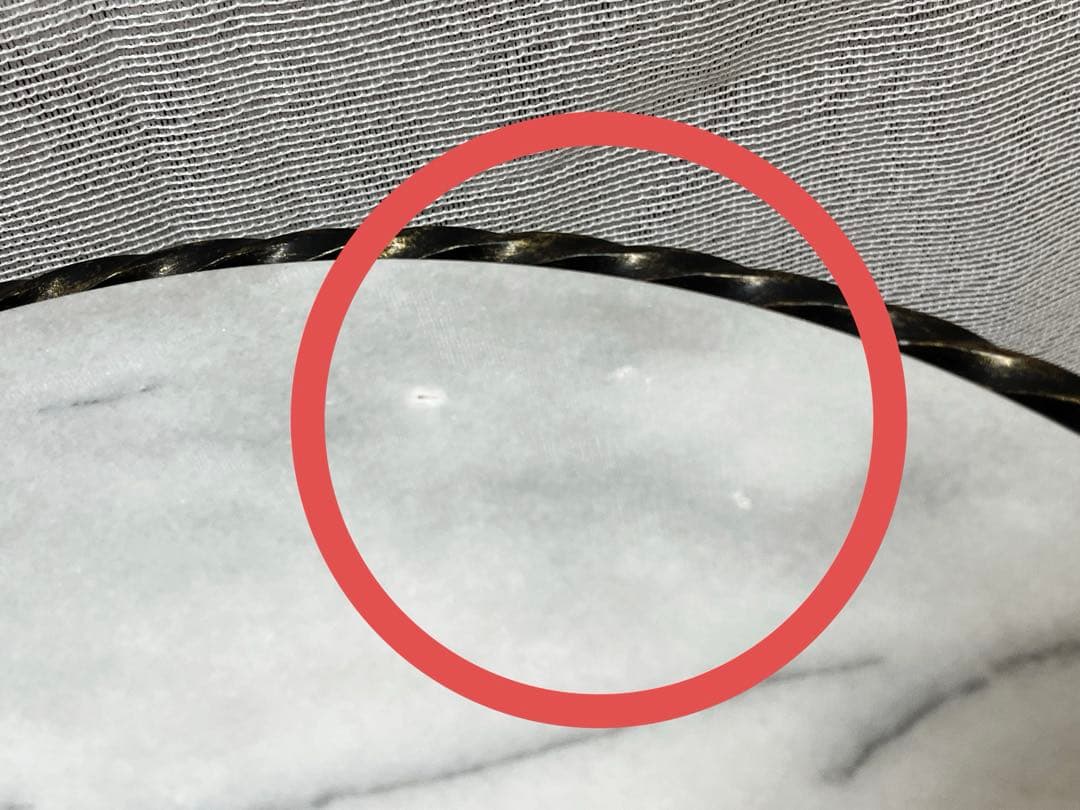 天然大理石 サイドテーブル ラウンド テーブル 花台 飾り台