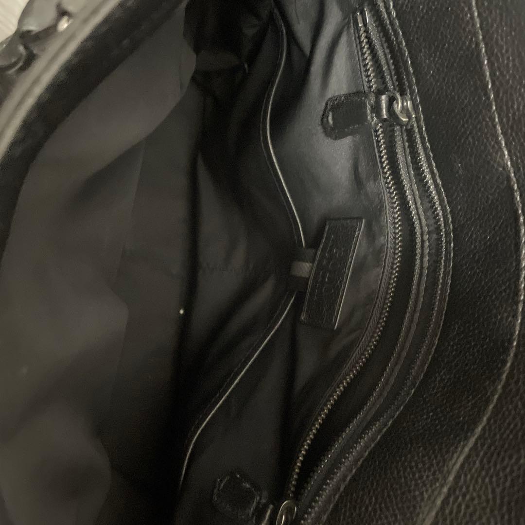 坂*馬様 POLO RALPH LAUREN 黒 レザートートバッグ