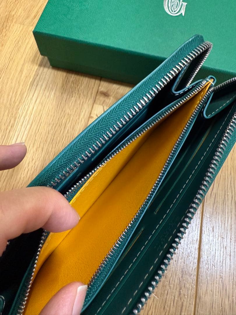 GOYARD グリーン 長財布