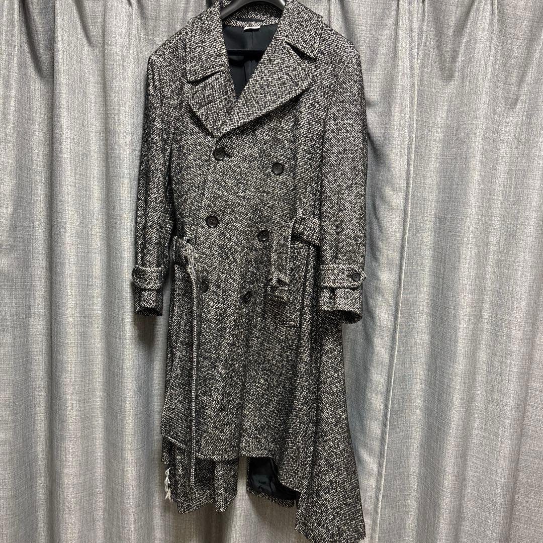 COMME des GARCONS HOMME PLUS ツイード捻れコート