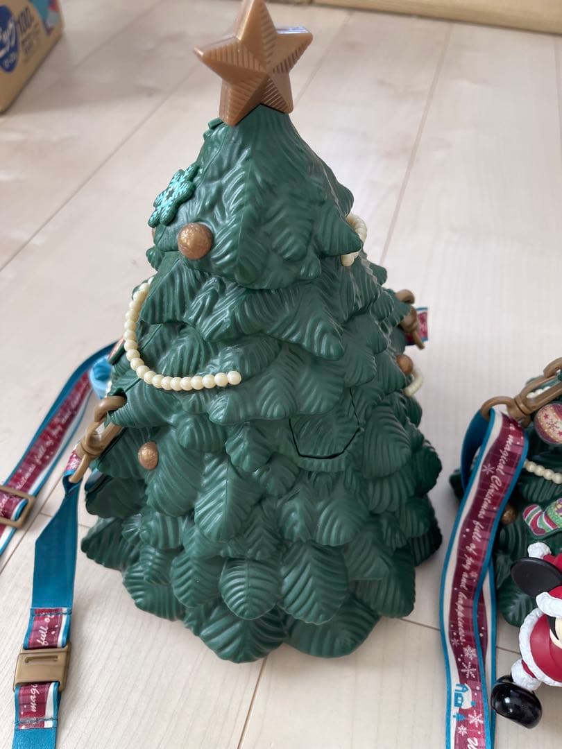 ディズニー クリスマスツリー 2個　ミッキー　ポップコーンバケット 2022年