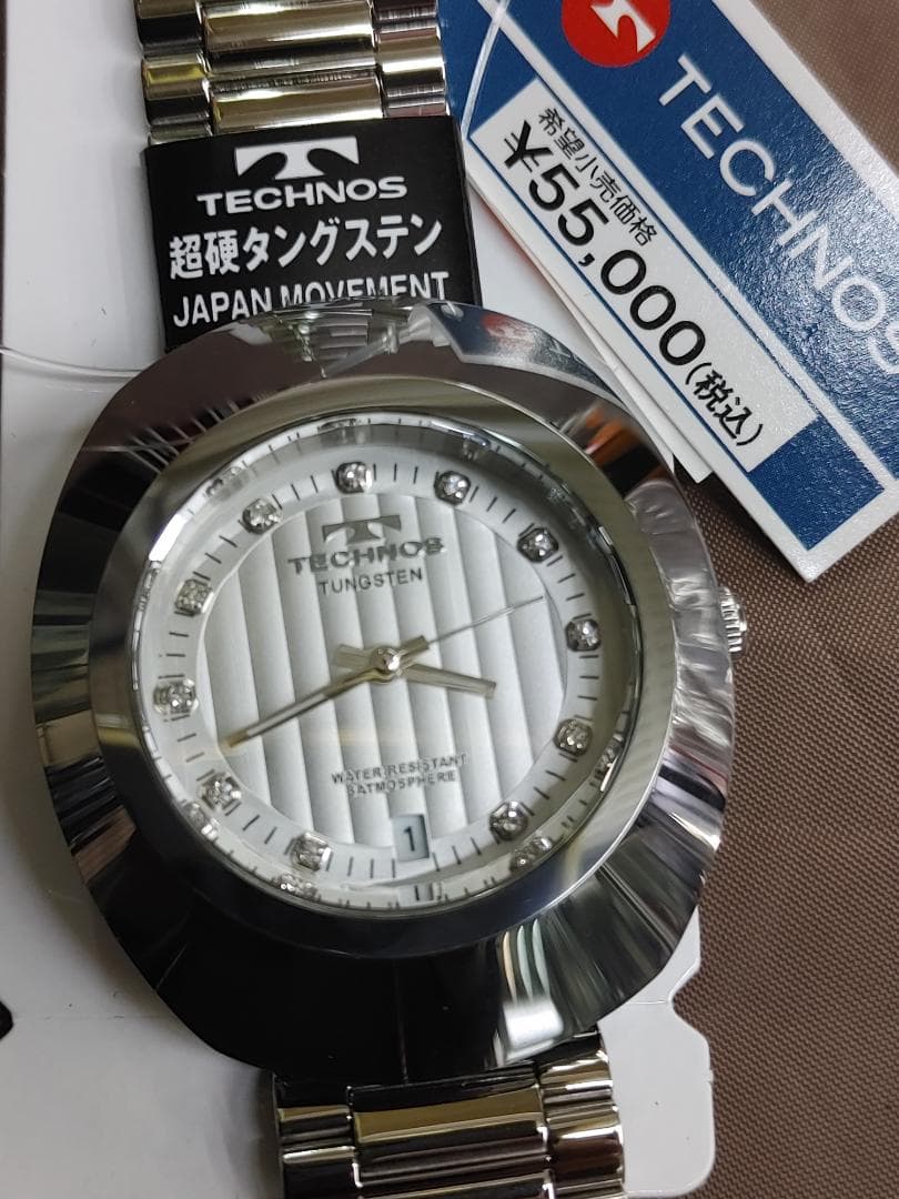 ☆テクノス☆T９C１２SS☆メンズ腕時計☆新品☆