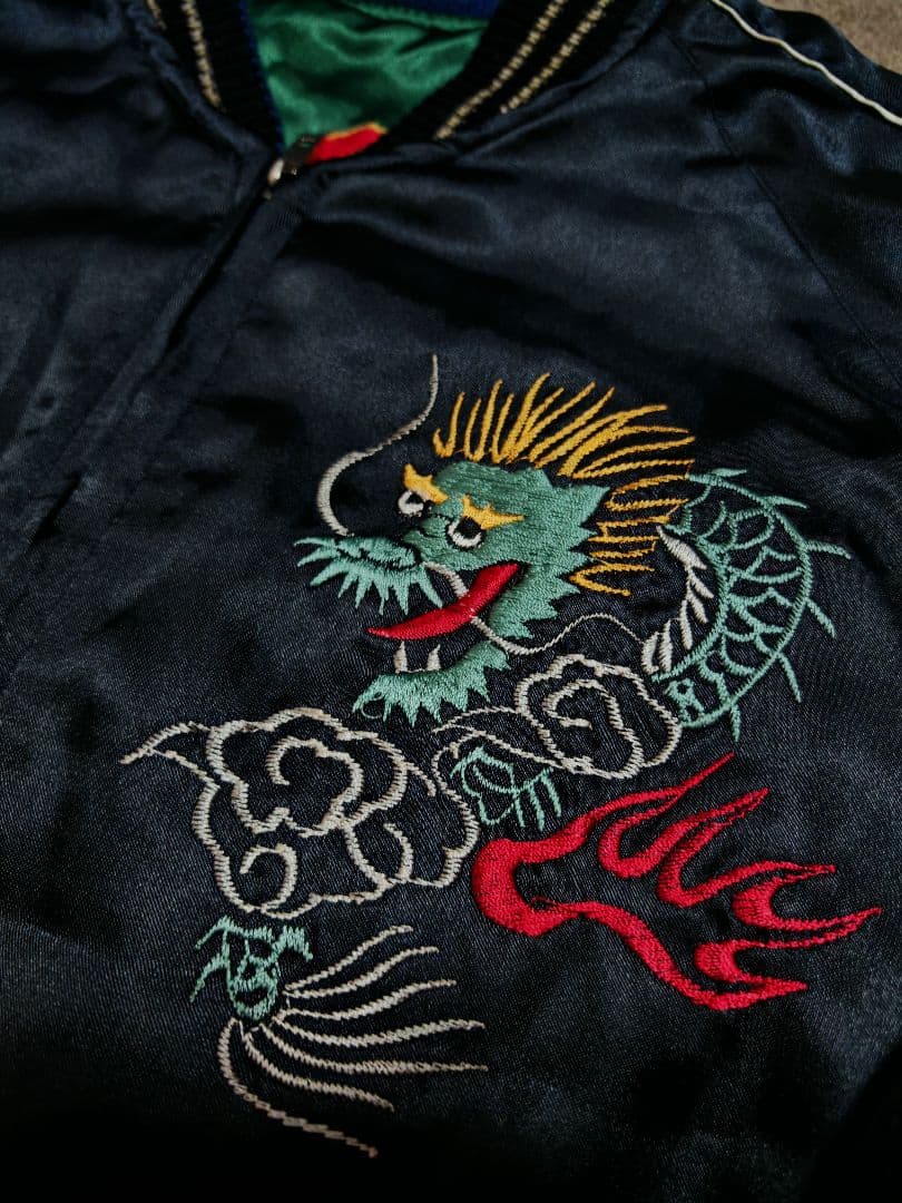 テーラー東洋 ２面用　龍ワシ スカル 日本限定 スカジャン vintage