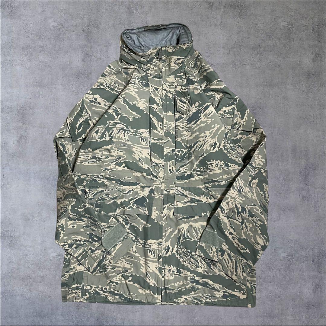 APECS激レアサイズXSエアフォースタイガーストライプゴアテックスパーカー
