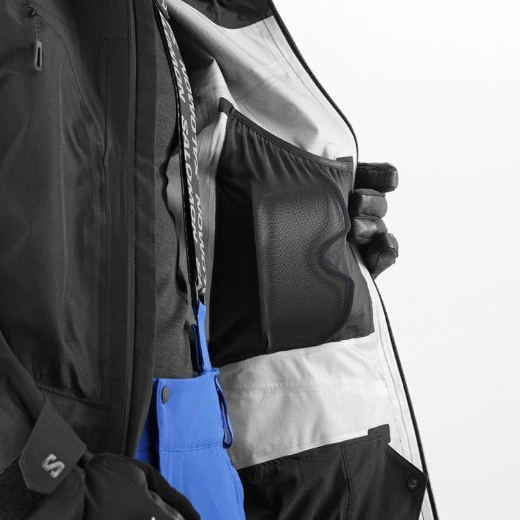 新品 サロモン SONIC 3レイヤー ジャケット LC2285700 M 黒