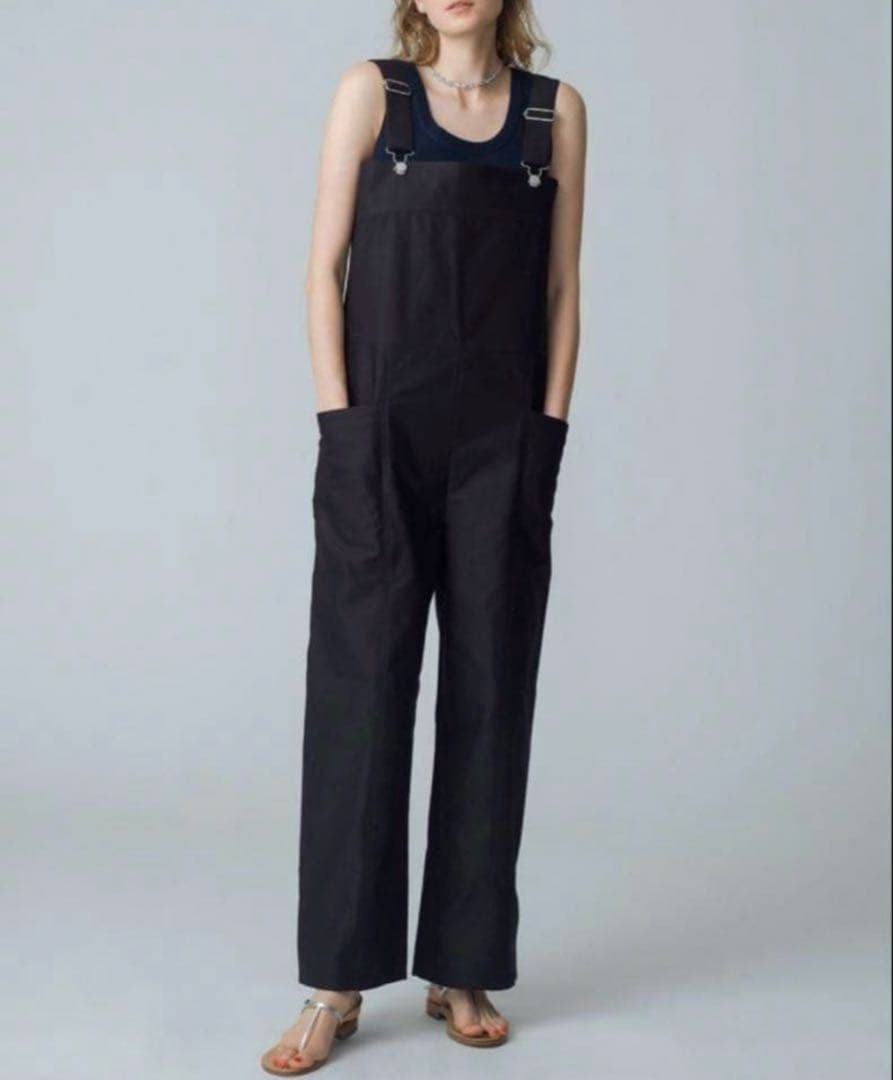 【美品✨】R.H. オーバーオール　コットンオールインワン　黒　サロペット