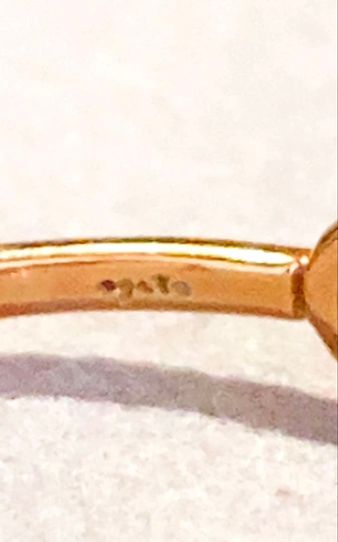 ageteアガット 11号 マルチ カラー ストーンK10 ゴールド リング