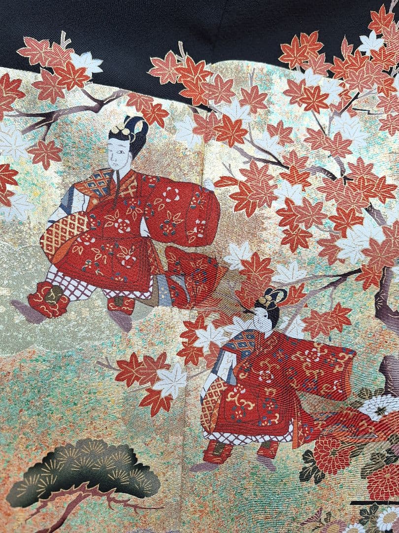 着物リメイクワンピース3641