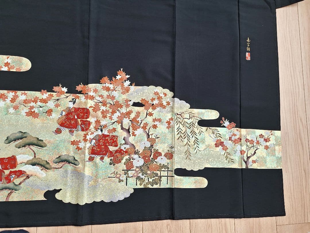 着物リメイクワンピース3641