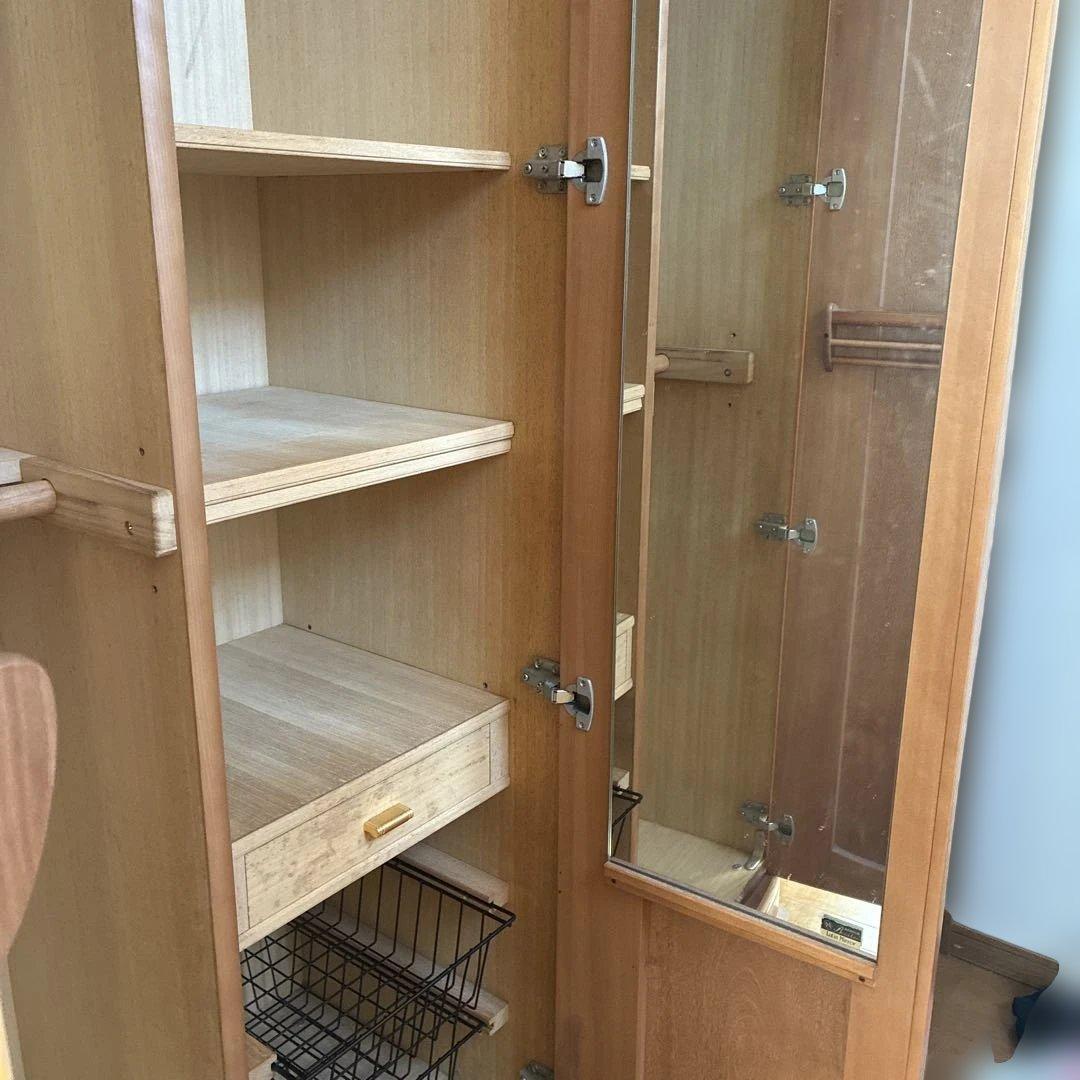 ワードロープ2ドア収納　婚礼タンスのクローゼット