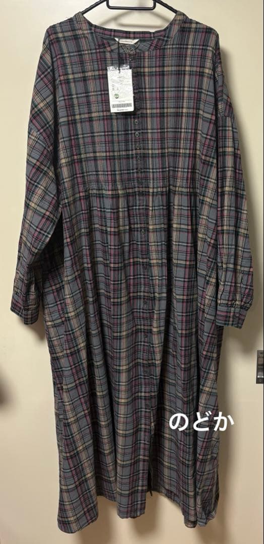 「チェックらぼ」の秋めくチェックのワンピース 5L ソウルベリー