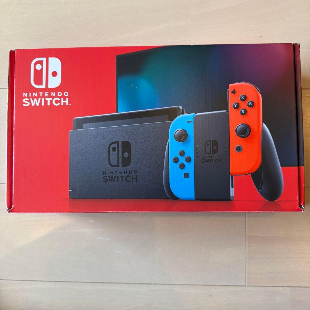 Nintendo Switch 本体 青とオレンジ ジョイコン付き