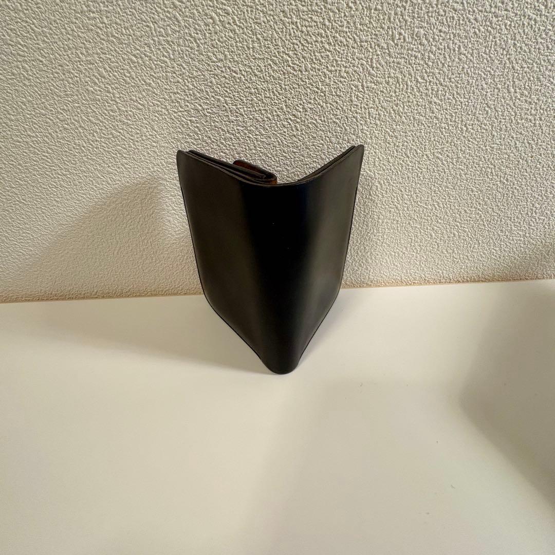 forme post wallet cordovan black×brown