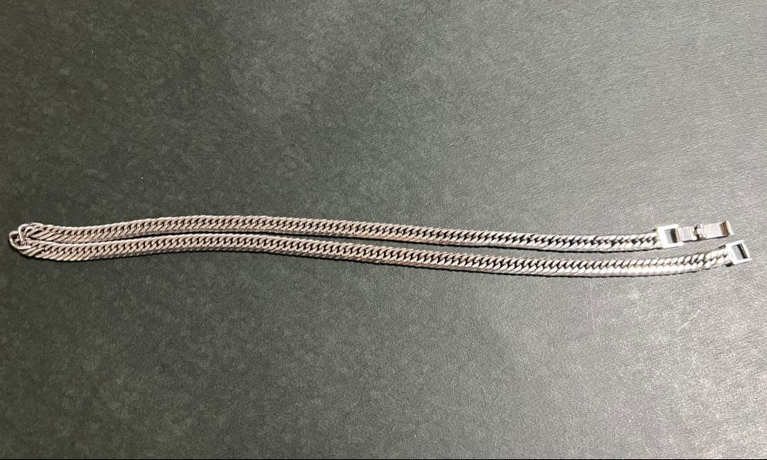 SV925 シルバー 12面 トリプル 喜平 ネックレス