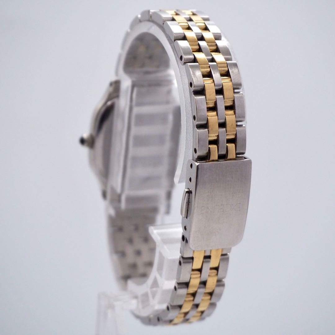 276 SEIKO Exceline レディース 時計 コンビ スクエア　希少