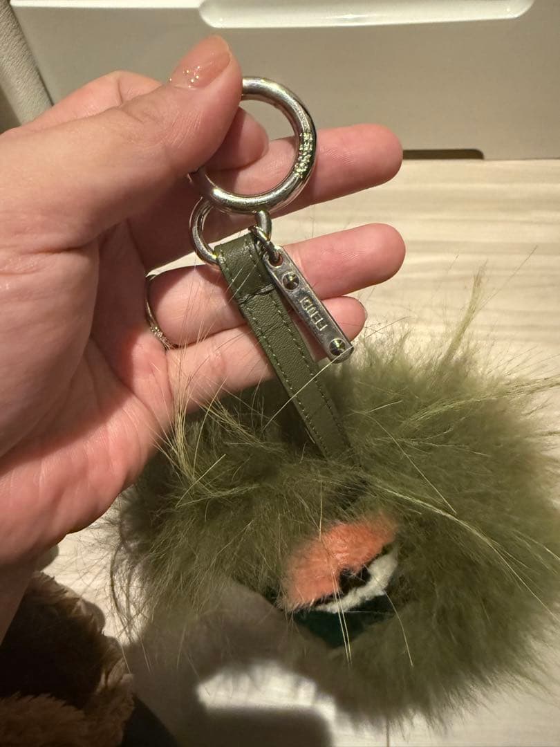 モンスター　ファー キーホルダー　フェンディ　FENDI