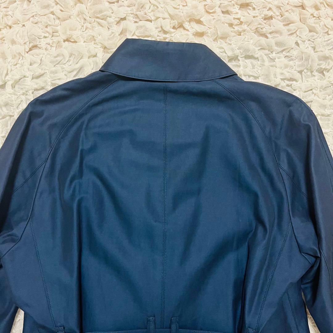 ブラックレーベルクレストブリッジ ノバチェック トレンチコート L紺ステンカラー