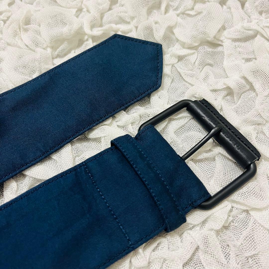 ブラックレーベルクレストブリッジ ノバチェック トレンチコート L紺ステンカラー