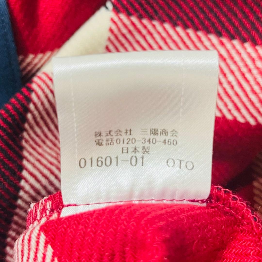 ブラックレーベルクレストブリッジ ノバチェック トレンチコート L紺ステンカラー