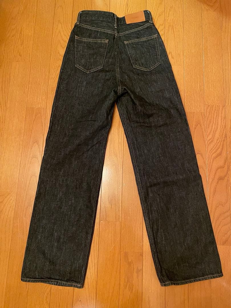 【美品】CLANE SECOND DENIM PANTS LIGHT BLACK