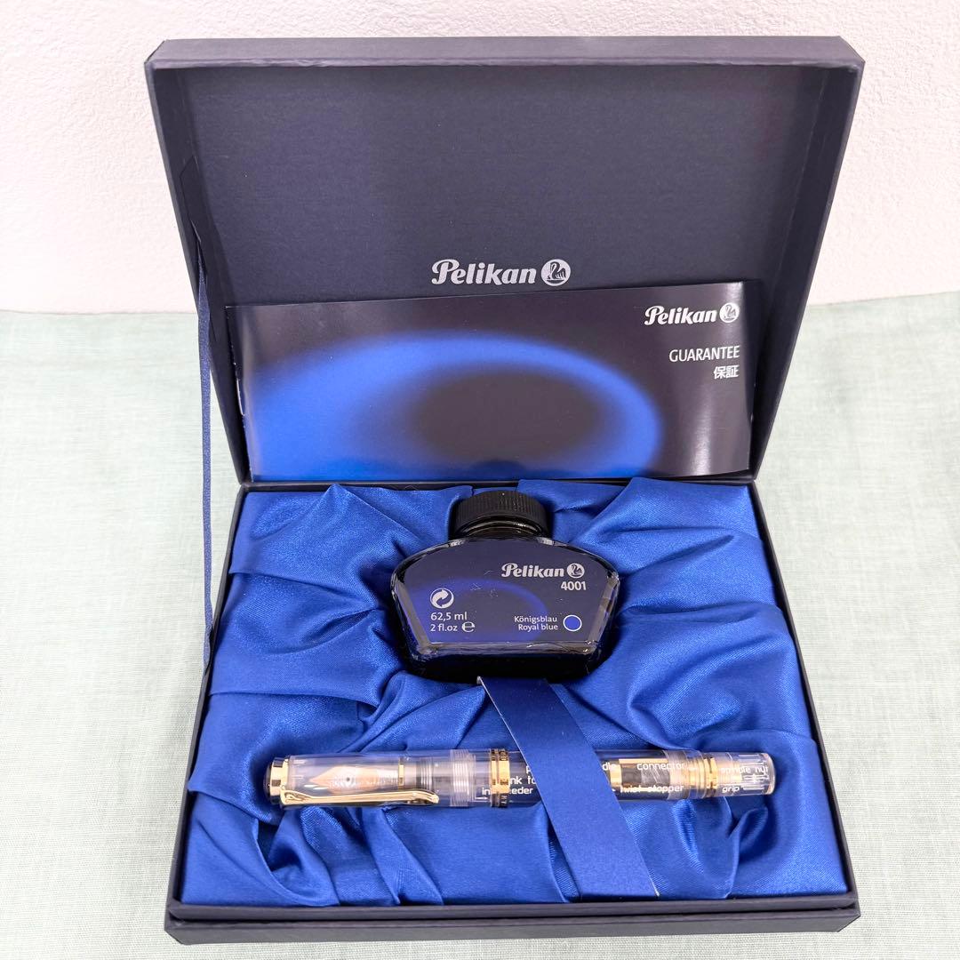 Pelikan M800 万年筆 デモンストレーター　パーツ名刻印（英語）入り