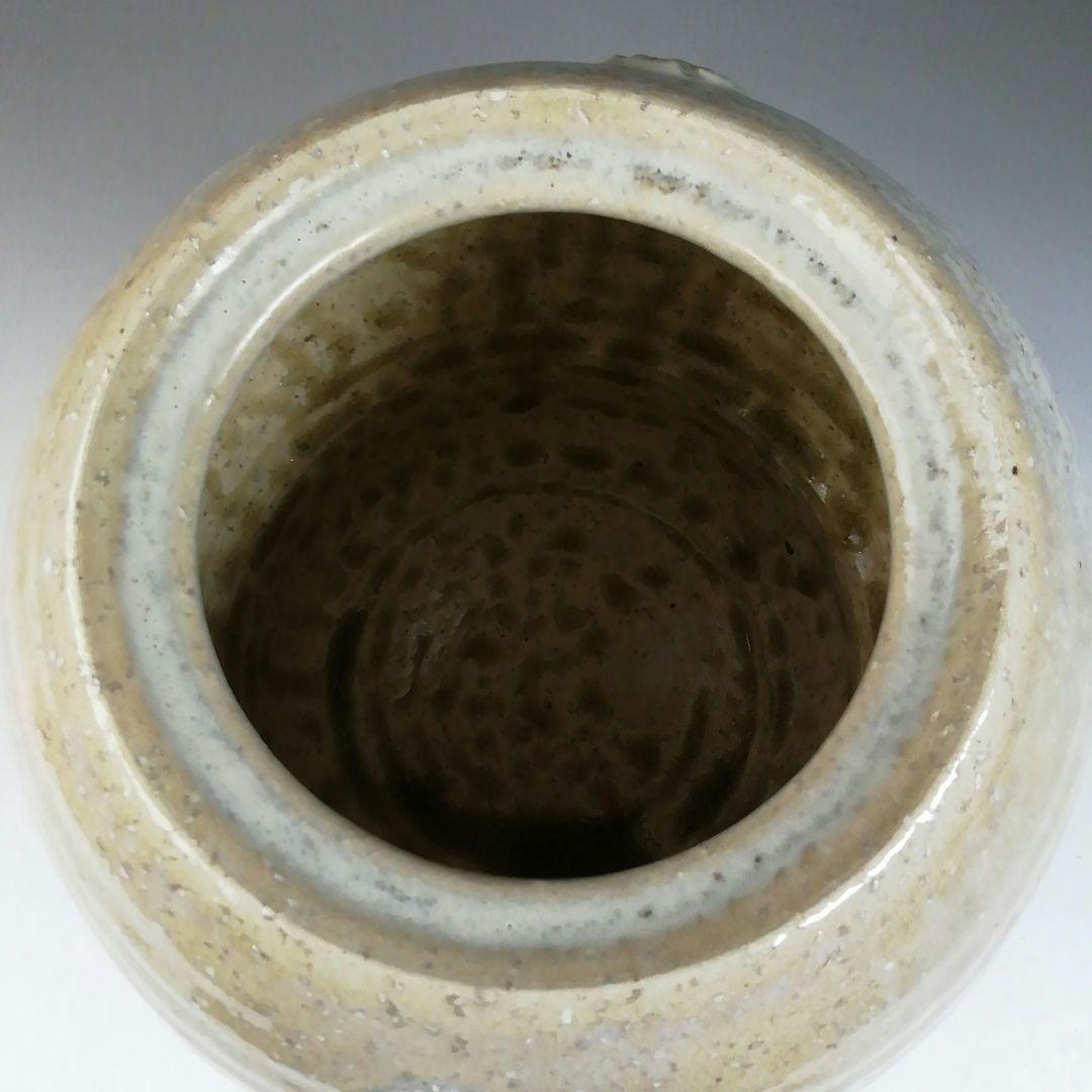 Ｔ６７９　水指　『萩焼』『大和保男 作』　共箱　茶道具