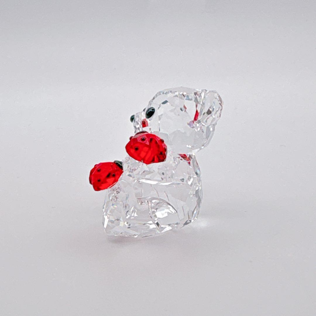 SWAROVSKI スワロフスキー クリスタル クマ てんとう虫 置き物