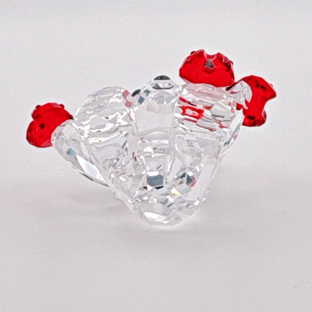 SWAROVSKI スワロフスキー クリスタル クマ てんとう虫 置き物