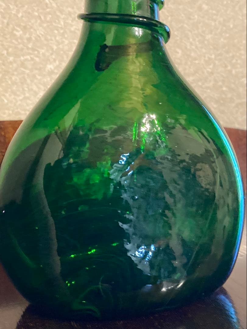 稀少❗️イラン サドルフラスコ アンティークガラス